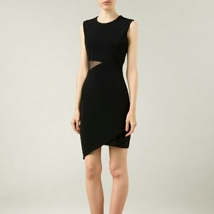 Elizabeth and James sheer panel dress